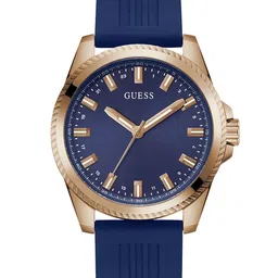 GUESS Men Round Dial & Regular Straps Analogue Watch GW0639G3-14