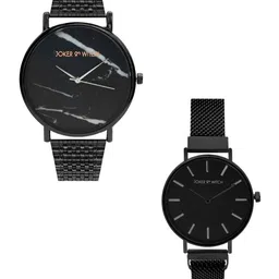 JOKER & WITCH Set Of 2 Angel Eyes Stainless Steel Couple Watch Gift Set JWCW385-image-69