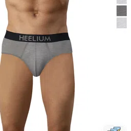 Heelium Pack Of 4 Breathable Briefs P4_BRIEF_GREWHT_S-picture-38