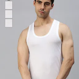 Lux Cozi Pack of 4 Innerwear Vests COZI_GLO_WH_100-picture-48