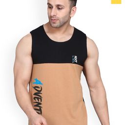 SLOWLORIS Pack Of 2 Printed Bio-Wash Gym Vests SL26 (YELLOW KEEP) (BLACKRUST ADV)-picture-18