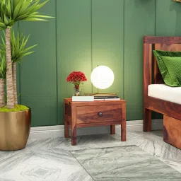 woodenmood Rama Solid Wood Bedside Table in Teak Finish-picture-48