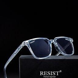 RESIST EYEWEAR Unisex Wayfarer Sunglasses with UV Protected Lens MILLER WHITE BLACK1-19