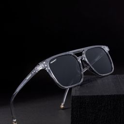 RESIST EYEWEAR Unisex Square Sunglasses with UV Protected Lens-52