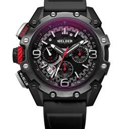 WELDER Men Brass Dial & Straps Analogue Chronograph Watch WWRR1004-16