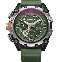 WELDER Men Brass Dial & Straps Analogue Chronograph Watch WWRR1007-29