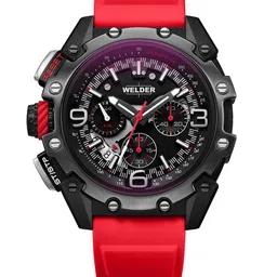 WELDER Men Brass Dial & Straps Analogue Chronograph Watch WWRR1005-18