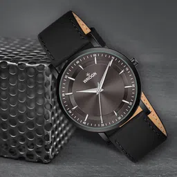 WROGN Men Printed Dial & Leather Straps Analogue Watch HOBWRG0446-13