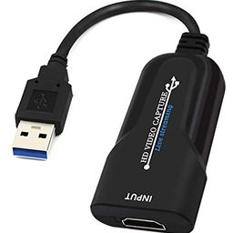 Tobo USB 3.0/2.0 HDMI Game Capture Card 1080P Video Reliable Streaming Adapter for Live Broadcasts, Video Recording Compatible with Windows,Mac OS and Linus System.-(TD-811HVC-004) image 1