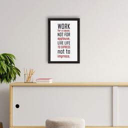 eCraftIndia Black & White Motivational Quotes Printed Framed Wall Art-image-29