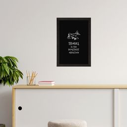 eCraftIndia Black & White Motivational Quotes Printed Framed Wall Art-image-46