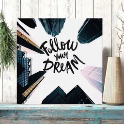 Gallery99 Black Follow your Dreams Textured Wooden Wall Art-image-6