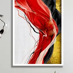 SAF Multi-Colored Digital Painting Frame Wall Art-34