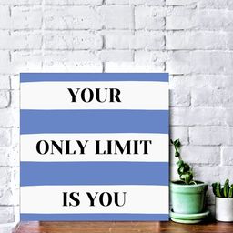 Gallery99 White & Blue Your Only Limit Is You Wall Art-image-6