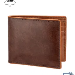 Teakwood Leathers Men Brown Genuine Leather Wallet-image-14