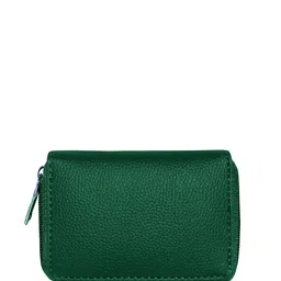 GREEN DRAGONFLY Unisex Textured Zip Around Card Holder-54