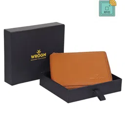 WROGN Men Leather RFID Zip Around Wallet-image-66