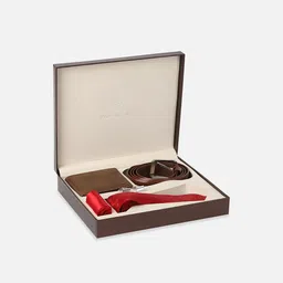 Van Heusen Men Tie Pocket Square Cufflink Belt And Wallet Accessory Gift Set-image-20