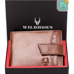 WildHorn Men Tan Leather Two Fold Wallet-image-43