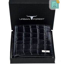 URBAN FOREST Men Textured Leather Two Fold Wallet-11