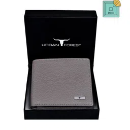 URBAN FOREST Men Textured Leather Two Fold Wallet-45