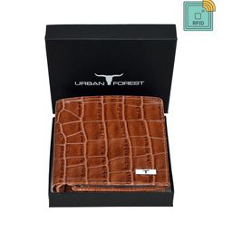 URBAN FOREST Men Textured Leather Two Fold Wallet-18