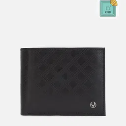 Allen Solly Men Geometric Textured Leather Two Fold Wallet-18