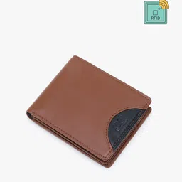 Dezire Crafts Men Tan Brown Textured Bi-Fold Leather Two Fold Wallet-18