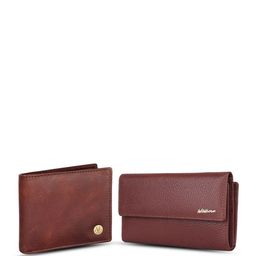 WildHorn Unisex Set Of 2 Leather Wallet-20