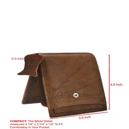 Walrus Textured Leather Two Fold Wallet image 4