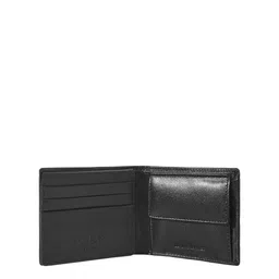 Eske Men Checked Leather Two Fold Wallet image 2