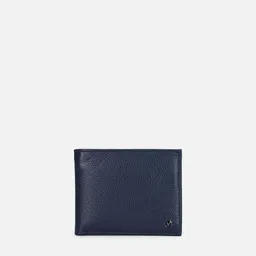 Van Heusen Men Navy Blue Textured Leather Two Fold Wallet-picture-18