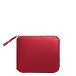 DailyObjects Women Red PU Zip Around Wallet-52