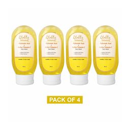 Globus Remedies Set of 4 Hyaluronic Acid & Vitamin C Anti-Aging Face Wash - 100ml each-2