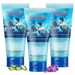NutriGlow Set Of 3 Diamond Radiance Sustainable Sustainable Face Wash-2
