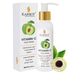 KARROT NATURAL SKINCARE Vitamin C Glowing Face Wash With Kakadu Plum With Neem- 100 ml-6