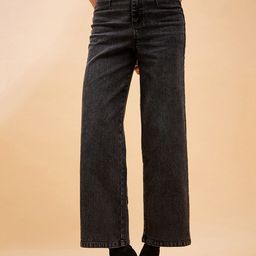 SASSAFRAS BASICS Women Straight Fit High-Rise Light Fade Acid Wash Stretchable Jeans-image-32