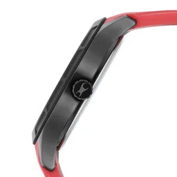 Fastrack Men Multicoloured Brass Printed Dial & Red Straps Analogue Watch 3268NP01 image 5