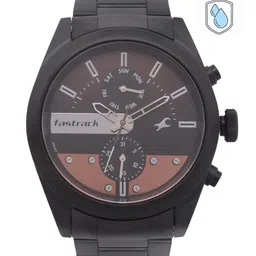 Fastrack Men Black & Brown Analogue Watch-22