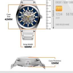 Fossil Men Skeleton Everett Automatic Analogue Watch image 4