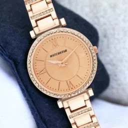 WATCHSTAR Women Printed Dial & Stainless Steel Straps Analogue Watch Glory copper DL1-image-62