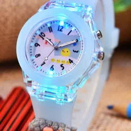 Shocknshop Kids Printed Dial & Straps Scratch Resistant Analogue Watch LED Sheep 327-5