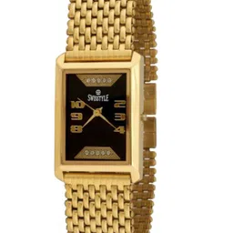 SWISSTYLE Men Gold Dial & Gold Textured Straps Analogue Wrist Watch SS-GSQ1194-GLD-GLD-image-4