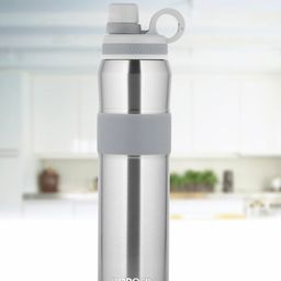 BOROSIL Thirst Burst Double Wall Vacuum Insulated 12hrs. Hot & Cold Flask Bottle 800ml-25