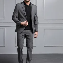 Blackberrys Self Design Single-Breasted Two-Piece Suit-picture-37