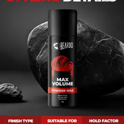 BEARDO Max Volume Matte Finish Strong Hold Powder Wax - 10g image 5