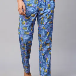 URBAN SCOTTISH Men Printed Cotton Lounge Pants-image-87