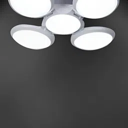 SPARK WORLD White Contemporary Ceiling Lamp-6