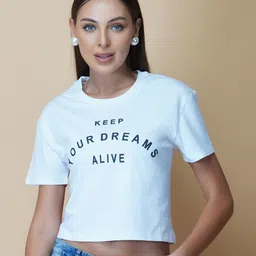 RAASSIO Typography Printed Bio Finish Cotton T-shirt-image-42