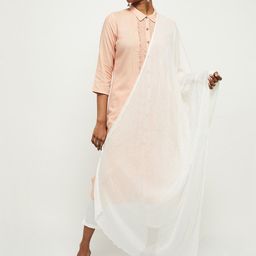 max Off White solid Dupatta-picture-19